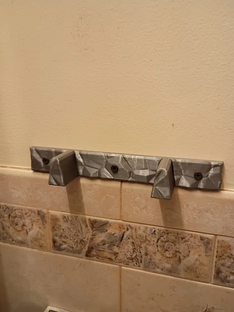 Giá treo máy duỗi tóc gắn tường 3D - Tiết kiệm không gian phòng tắm - Image 2