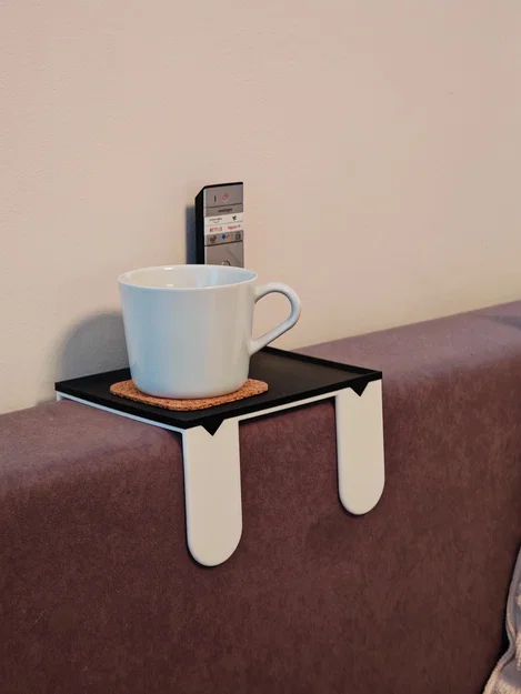 Khay để ly và remote thời trang cho tay vịn sofa - Image 2