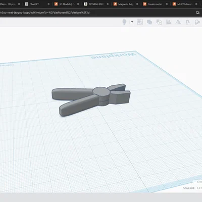 Mô hình kìm cầm tay đa năng in 3D nhanh chóng
