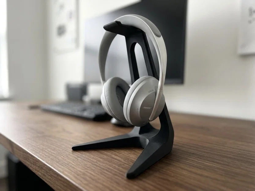 Giá treo tai nghe (Headphone Stand) in 3D gọn gàng, tinh tế - Image 1
