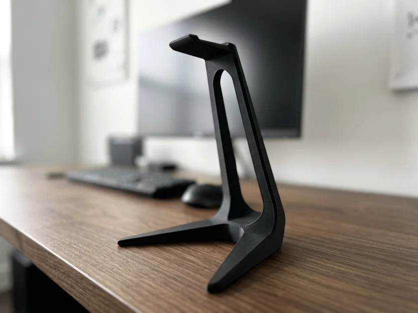 Giá treo tai nghe (Headphone Stand) in 3D gọn gàng, tinh tế - Image 3