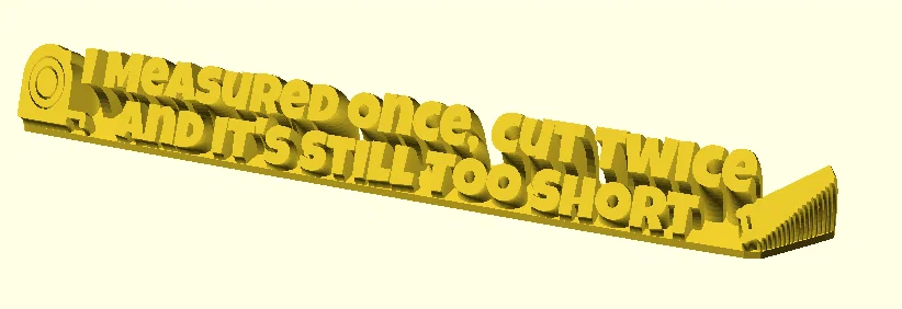 Biển báo 3D hài hước cho góc làm việc thợ mộc DIY - Image 1