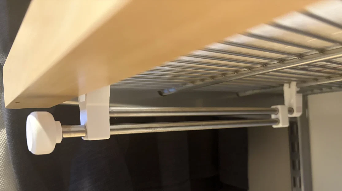 Móc treo áo trượt cho kệ lưới kim loại - Image 2