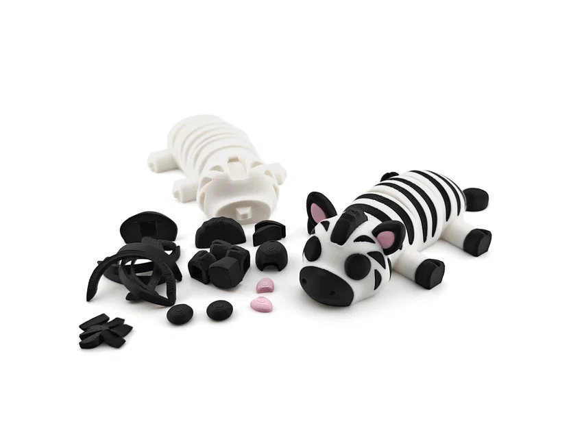 Zebra - Mô hình động vật linh hoạt (hỗ trợ AMS và máy in thường) - Image 3