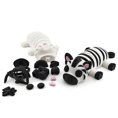 Zebra - Mô hình động vật linh hoạt (hỗ trợ AMS và máy in thường)