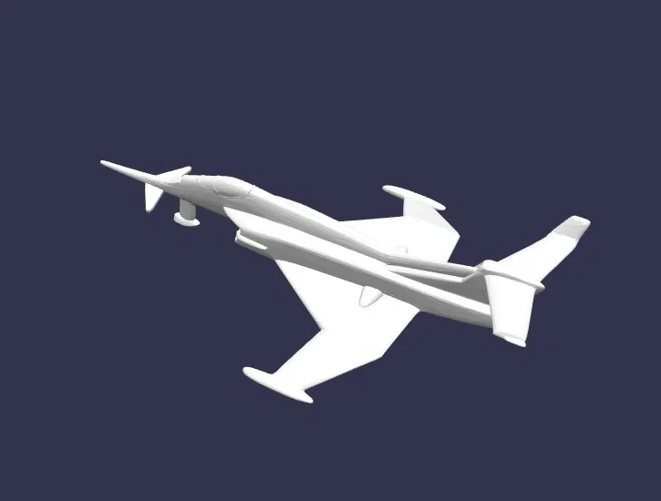 Mô hình Angel Interceptor từ Captain Scarlet - Image 1