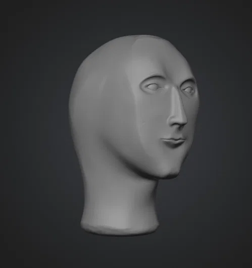 Mô hình 3D Meme Man trang trí độc đáo cho bàn làm việc - Image 2