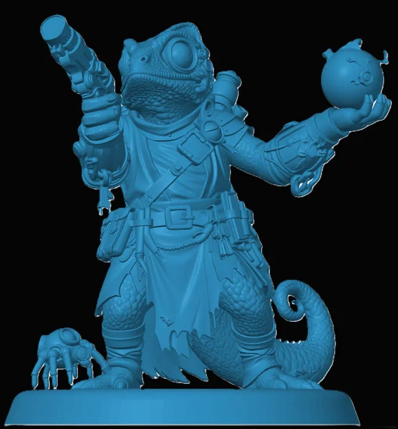 Mô hình Lizardfolk Artificer (Dành cho game RPG) - Image 1