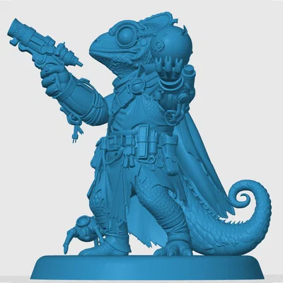 Mô hình Lizardfolk Artificer (Dành cho game RPG)