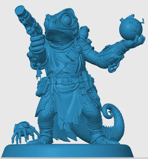 Mô hình Lizardfolk Artificer (Dành cho game RPG) - Image 3
