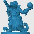 Mô hình Lizardfolk Artificer (Dành cho game RPG) - Thumbnail 3