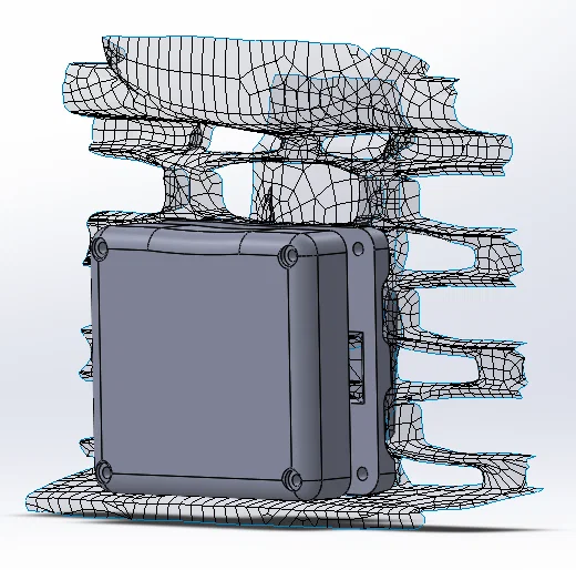 Ngàm gắn cảm biến Adaptive Cruise Control (CCM) cho lưới tản nhiệt Ford Maverick 2024 - Image 2