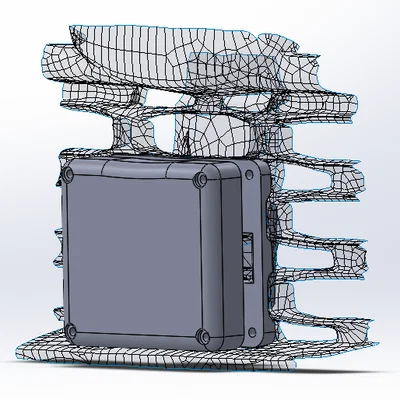 Ngàm gắn cảm biến Adaptive Cruise Control (CCM) cho lưới tản nhiệt Ford Maverick 2024