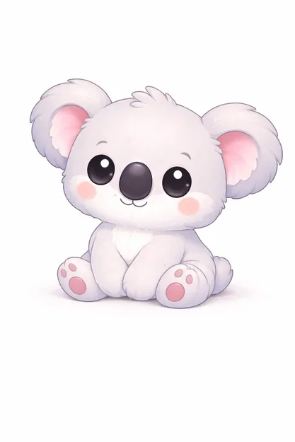 Mô hình 3D Koala dễ thương trang trí bàn làm việc - Image 1