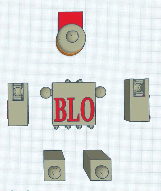 Mô hình 3D nhân vật ROBLOX Guest cổ điển cực chất - Image 1