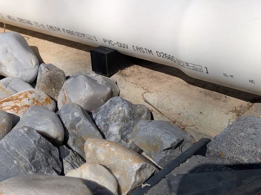 Đế Đỡ Ống PVC (1.25” / 60mm OD) – Khối Đỡ Cấu Hình Thấp - Image 2