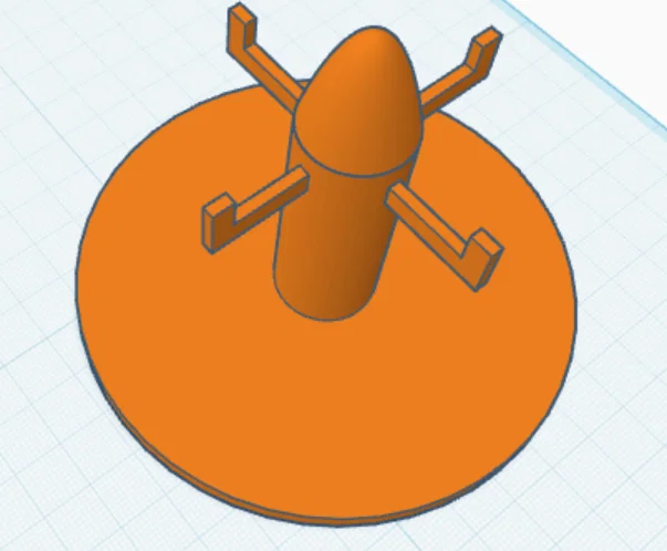 Giá đỡ nhẫn để bàn xinh xắn - Mẫu in 3D trang trí tiện lợi - Image 1