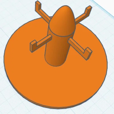 Giá đỡ nhẫn để bàn xinh xắn - Mẫu in 3D trang trí tiện lợi