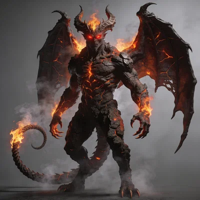 Mô hình 3D Hell Creature 1 - Ác quỷ hắc ám cho dân sưu tầm