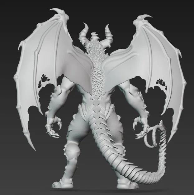 Mô hình 3D Hell Creature 1 - Ác quỷ hắc ám cho dân sưu tầm - Image 3