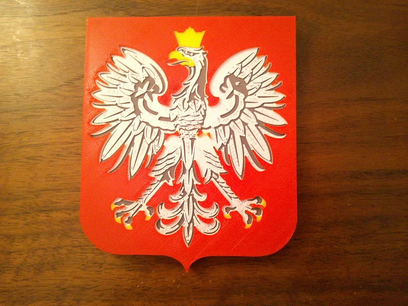 Mô hình logo đội tuyển bóng đá Ba Lan in 3D cực chất - Image 1