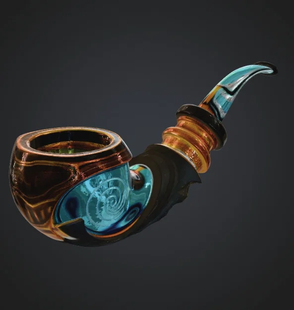 Mô hình tẩu thuốc phù thủy Magical Mystical Wizard Pipe 3D - Image 2