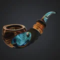 Mô hình tẩu thuốc phù thủy Magical Mystical Wizard Pipe 3D - Thumbnail 2
