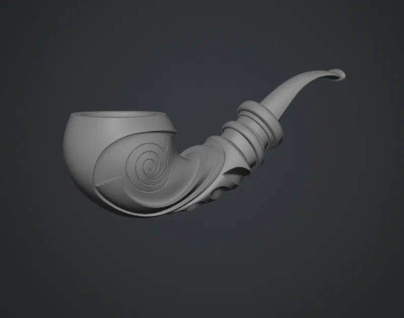 Mô hình tẩu thuốc phù thủy Magical Mystical Wizard Pipe 3D - Image 4