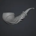 Mô hình tẩu thuốc phù thủy Magical Mystical Wizard Pipe 3D - Thumbnail 4