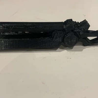 Mô hình 3D súng Railcannon từ game ULTRAKILL độc đáo