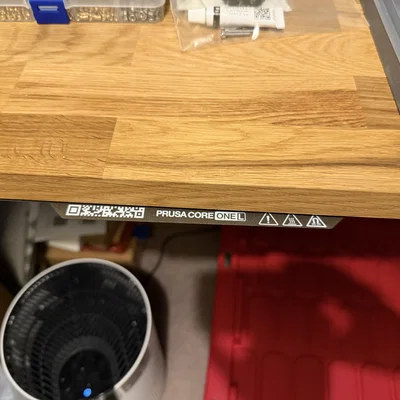 Giá treo Build Plate dưới gầm bàn