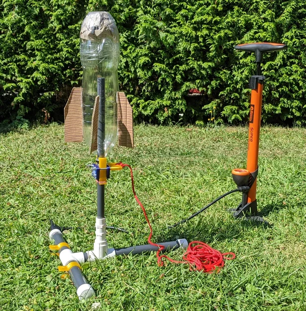 Bộ linh kiện in 3D làm bệ phóng tên lửa nước tự chế tại nhà - Image 1