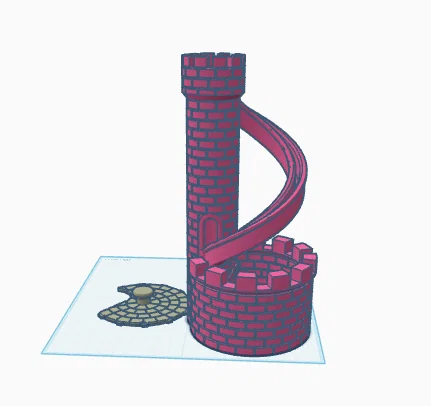 Ống heo tiết kiệm 3D hình lâu đài (Castle piggy bank) độc đáo - Image 1