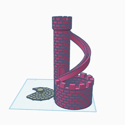 Ống heo tiết kiệm 3D hình lâu đài (Castle piggy bank) độc đáo