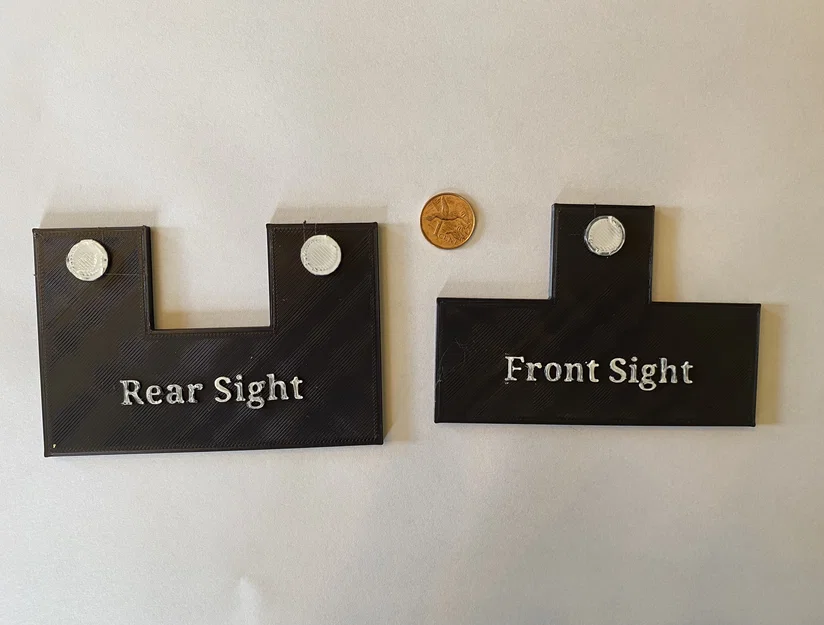 Mô hình giáo cụ thước ngắm súng trường và súng ngắn - Image 1