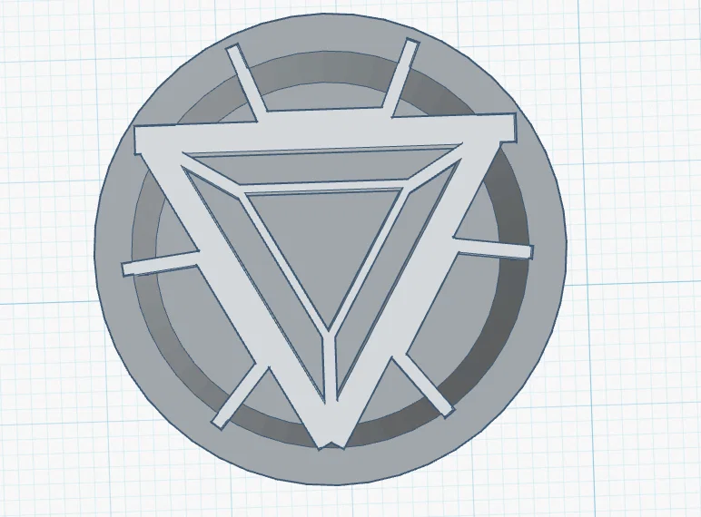 Mô hình Arc Reactor Iron Man 3D - Tự làm phụ kiện cosplay cực chất - Image 1