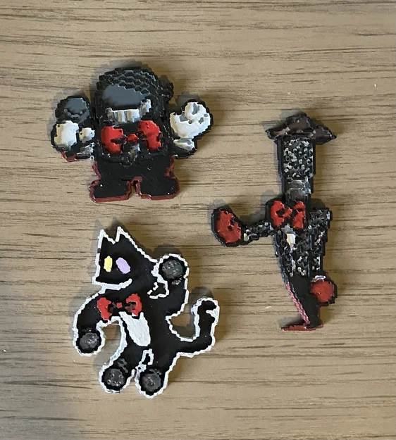 Mô hình 3D nhân vật Deltarune Mike Trio cực chất cho fan - Image 1