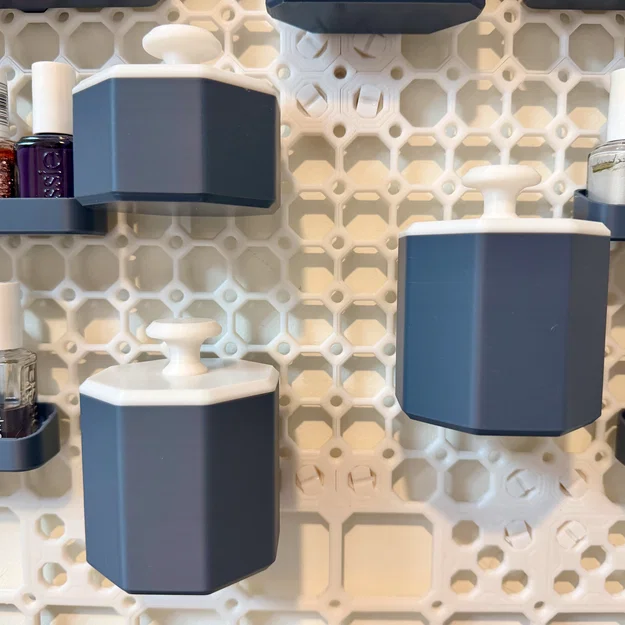 Cốc đựng đồ phòng tắm có nắp tương thích Multiboard - Image 1