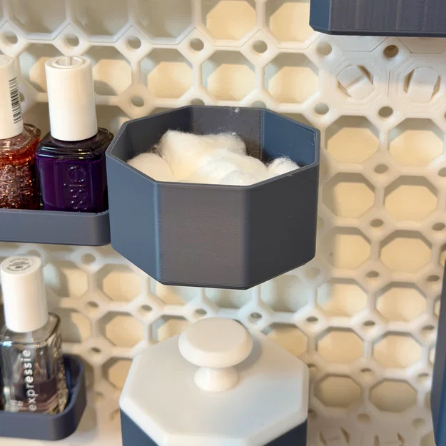 Cốc đựng đồ phòng tắm có nắp tương thích Multiboard - Image 3