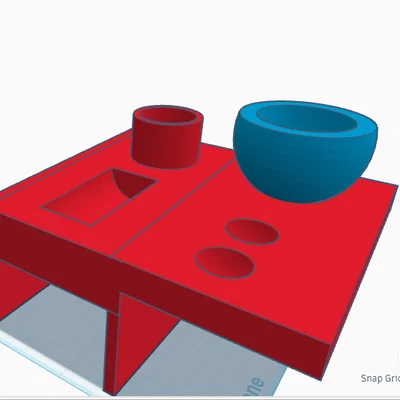 Khay Đựng Đồ Ăn Vặt Thông Minh Gắn Tay Ghế Sofa (Snack Tray)