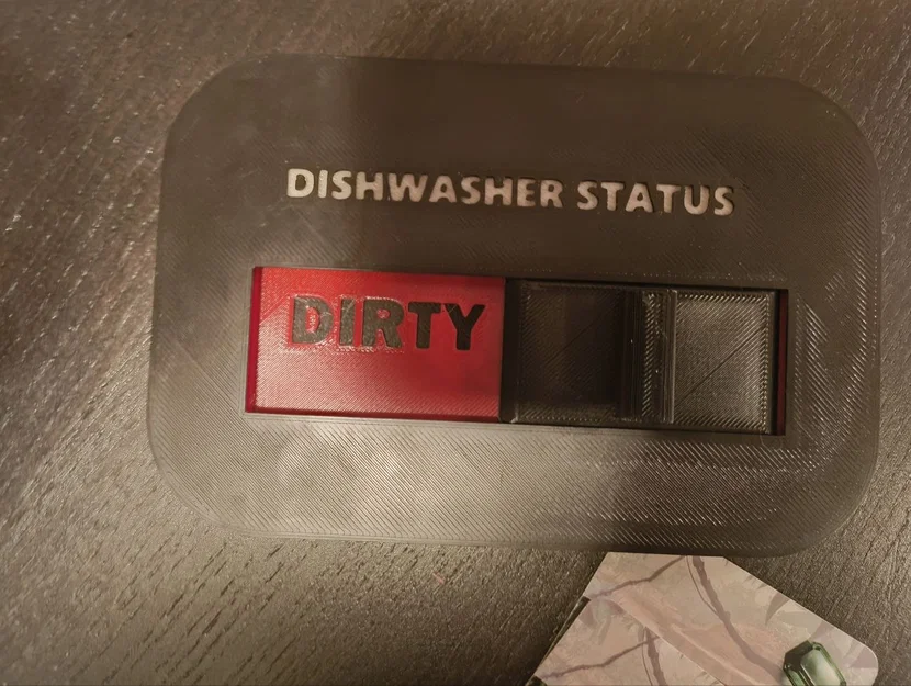 Biển báo trạng thái máy rửa bát / Nút gạt đa màu cho máy in 1 màu - Image 2