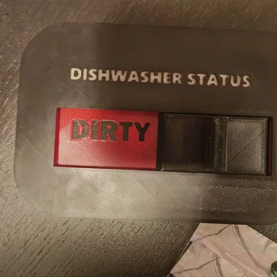 Biển báo trạng thái máy rửa bát / Nút gạt đa màu cho máy in 1 màu