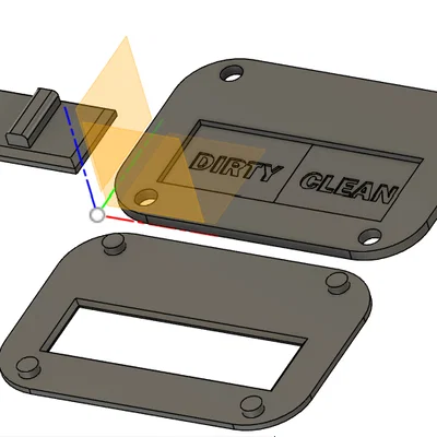 Biển báo trạng thái máy rửa bát / Nút gạt đa màu cho máy in 1 màu