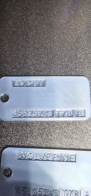 Thẻ bài quân đội Wolverine Logan (Military Tags) - Image 2