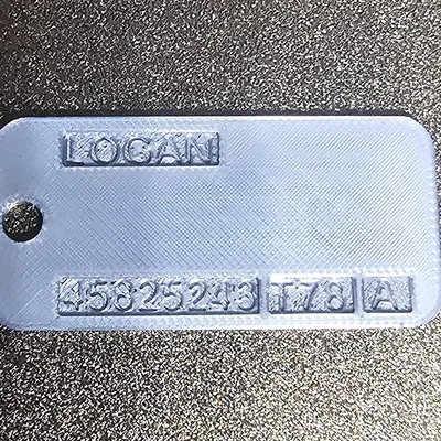 Thẻ bài quân đội Wolverine Logan (Military Tags)
