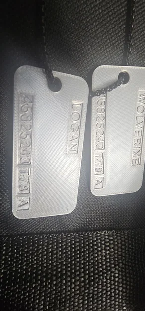 Thẻ bài quân đội Wolverine Logan (Military Tags) - Image 5