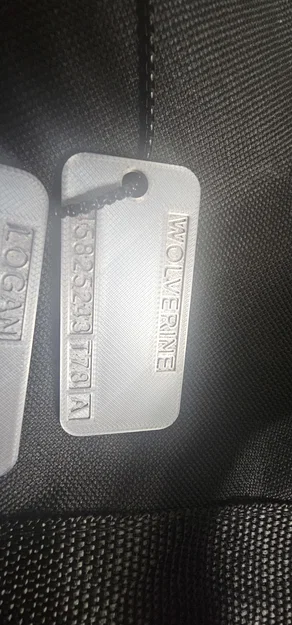 Thẻ bài quân đội Wolverine Logan (Military Tags) - Image 6