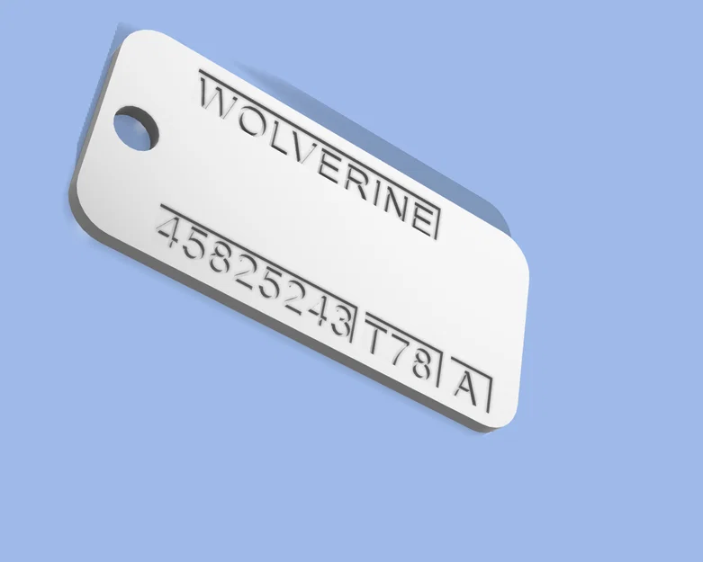 Thẻ bài quân đội Wolverine Logan (Military Tags) - Image 8