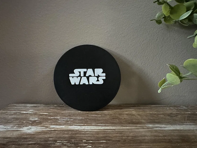 Đế lót ly Star Wars (Không cần AMS) – Thiết kế logo Snap-in đa sắc - Image 2