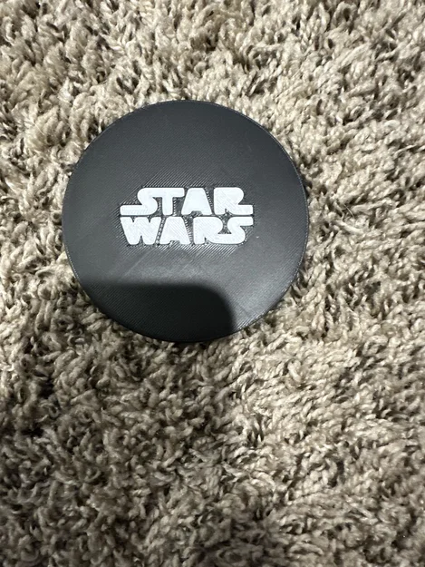 Đế lót ly Star Wars (Không cần AMS) – Thiết kế logo Snap-in đa sắc - Image 3